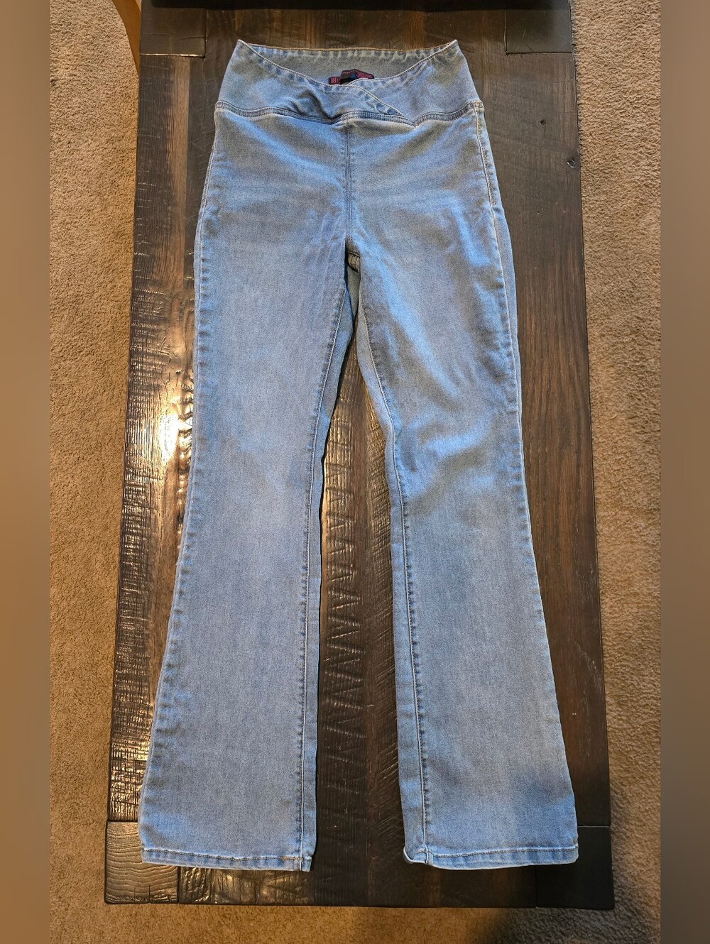 No Boundaries Light Blue Flare Jeans